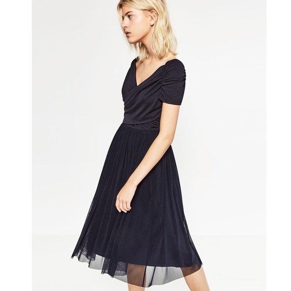 Zara Tulle Skater Dress - Picture 2 of 2